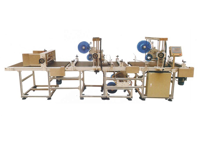 三标头纸箱贴标机 型号: GS-T8022